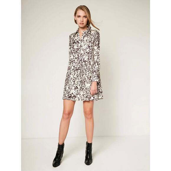 Three Eighty Two Ashton Button Front Mini Dress - Picture 1 of 7